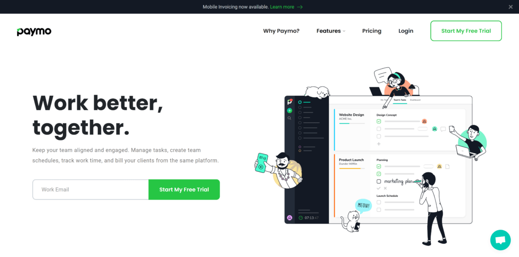 Paymo: Online-Projektmanagement-App