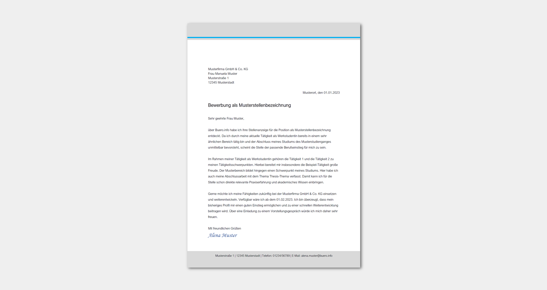Bewerbungsanschreiben 10