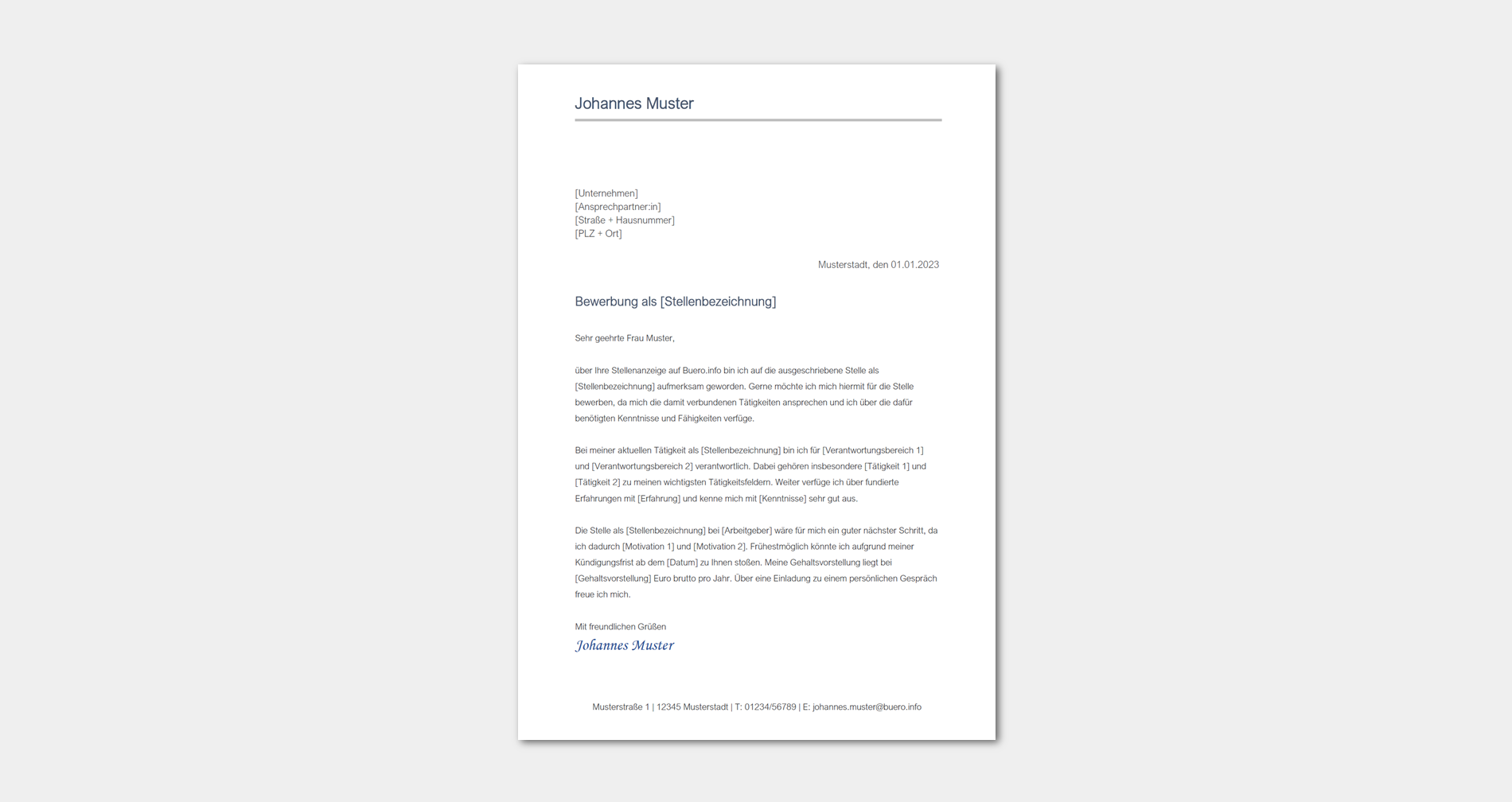 Bewerbungsanschreiben 6