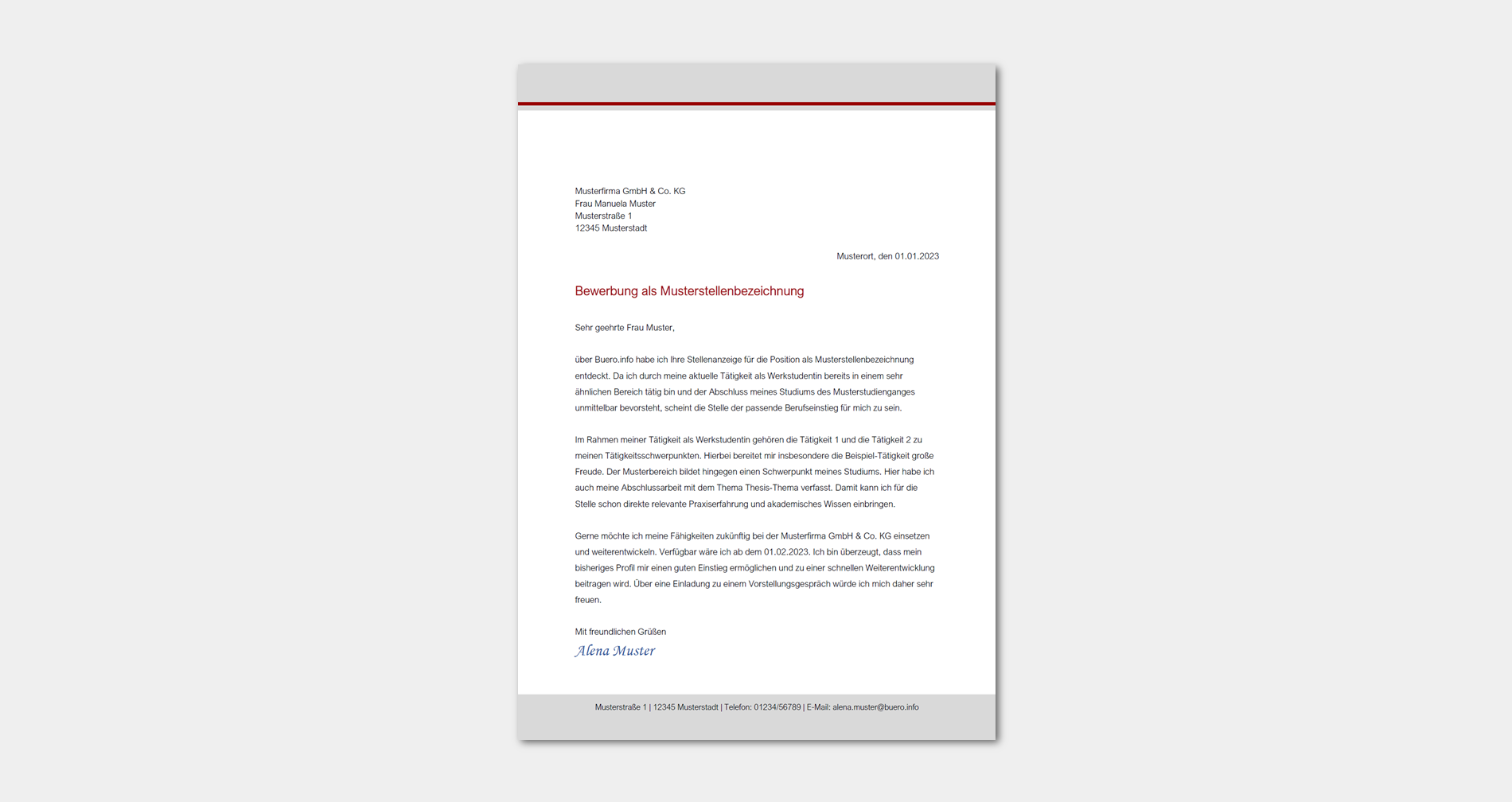 Bewerbungsschreiben 9