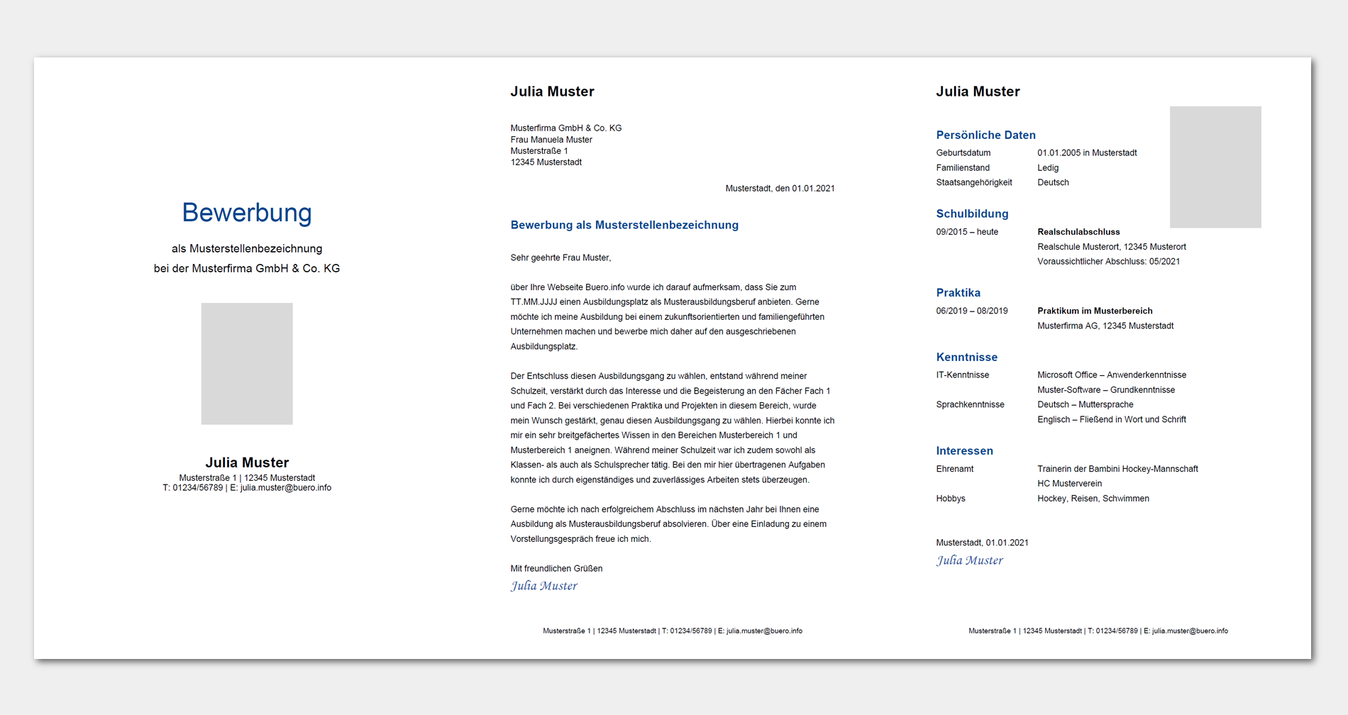 Bewerbung für die Ausbildung: Vorlage & Muster (kostenlos)