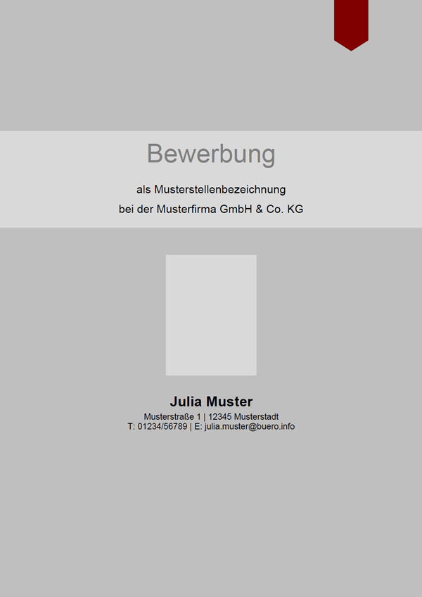Vorlage / Muster: Deckblatt-Muster 14