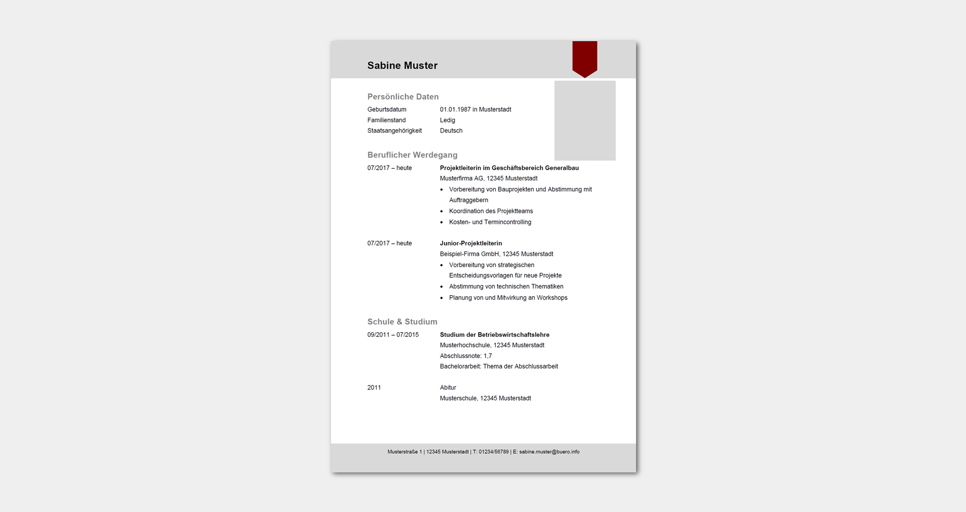 Lebenslauf Projektleiter:in: Wichtige Inhalte, Muster & Beispiele