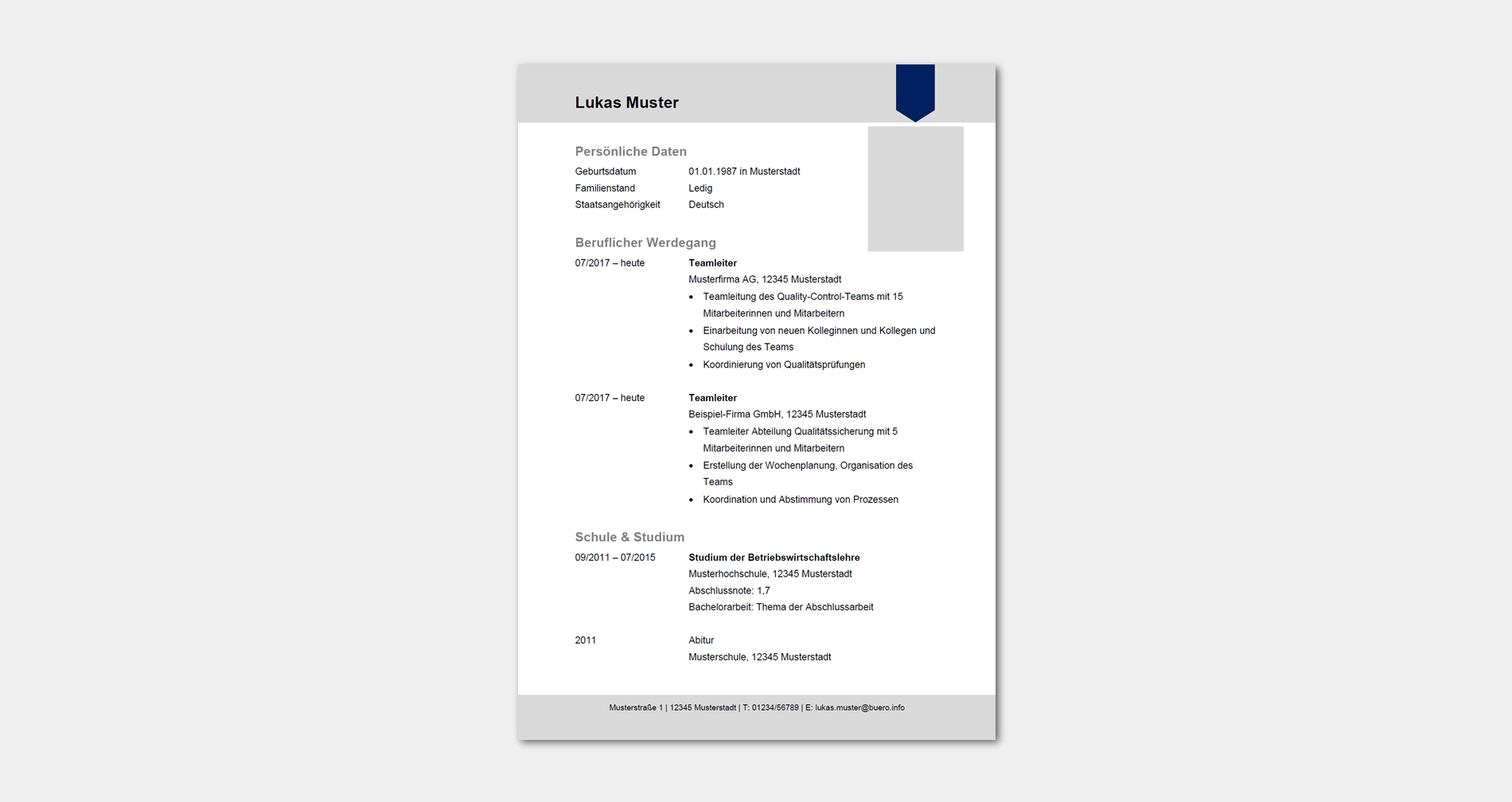 Lebenslauf Teamleiter:in: Wichtige Inhalte, Muster & Beispiele