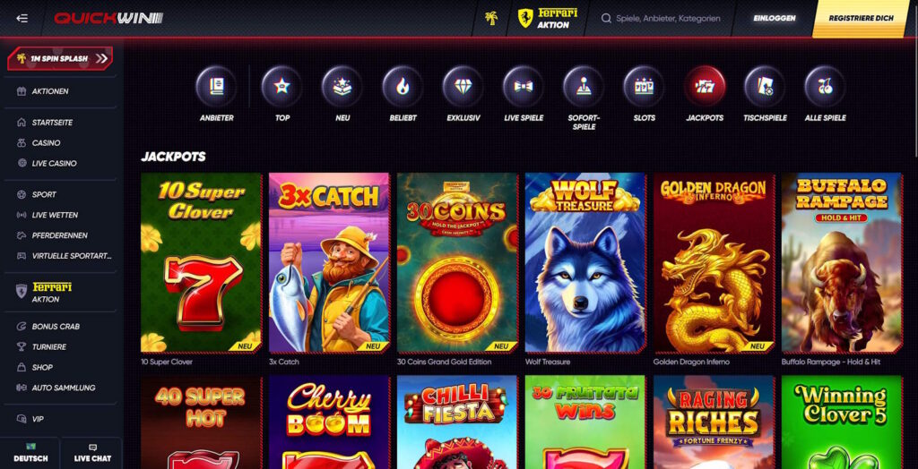 Quickwin Jackpots