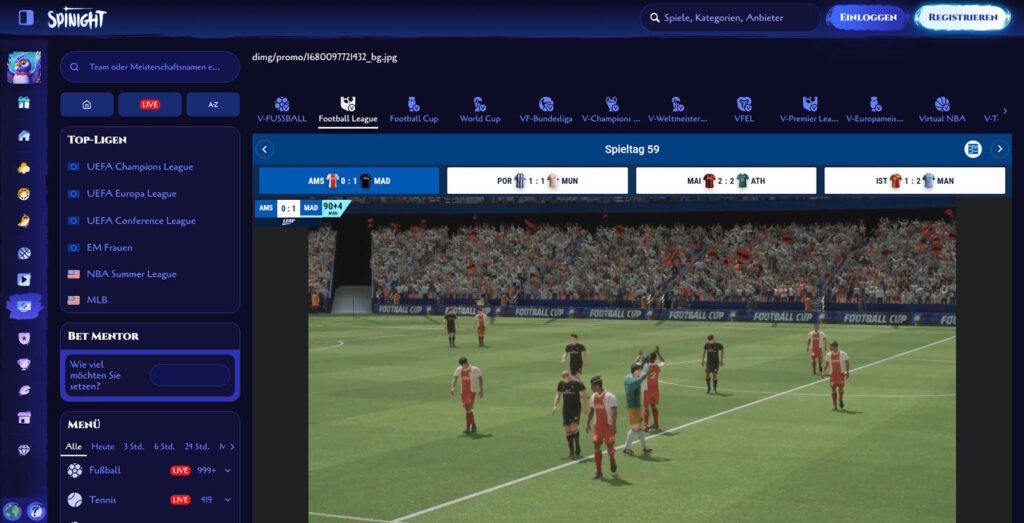 Spinight Virtual Sports