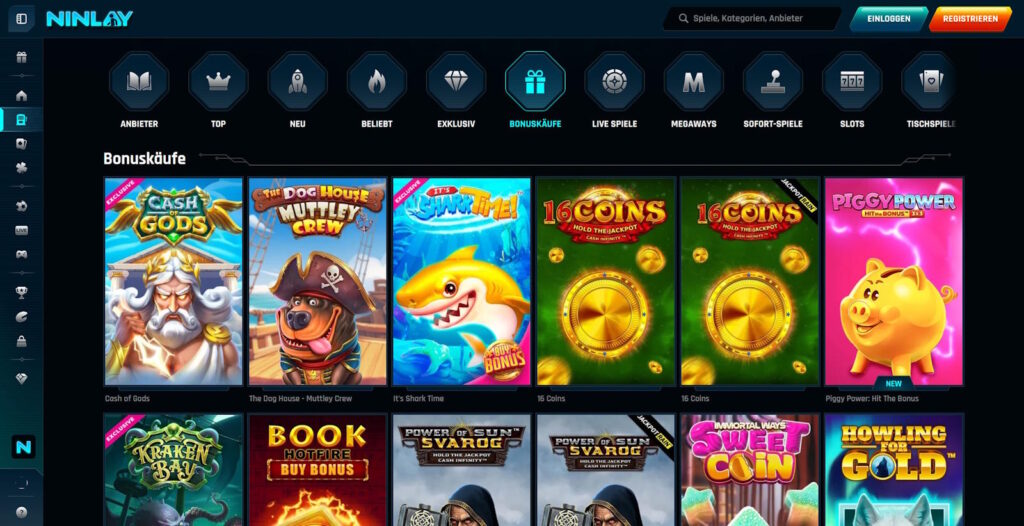 ninlay bonus buy spiele