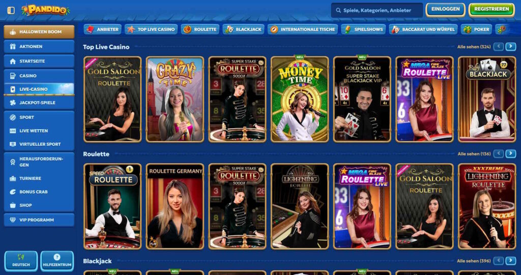 Pandido 3 Pandido Live Casino