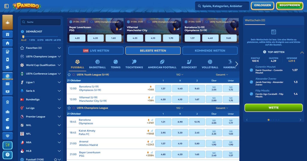 Pandido 6 Pandido Sportsbook