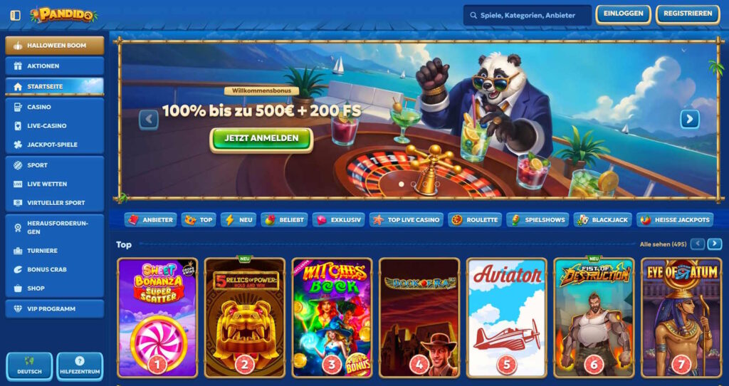 Pandido 1 Pandido Startseite