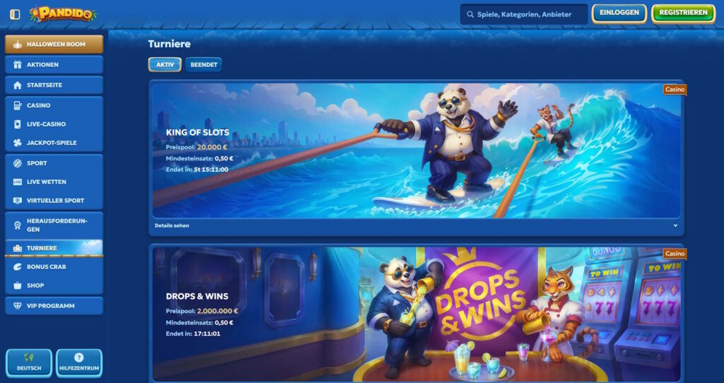 Pandido 9 Pandido Turniere