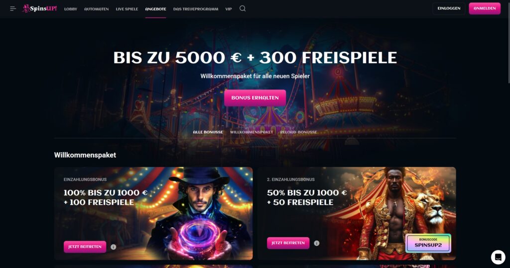 SpinsUP! 2 SpinsUP! Bonus