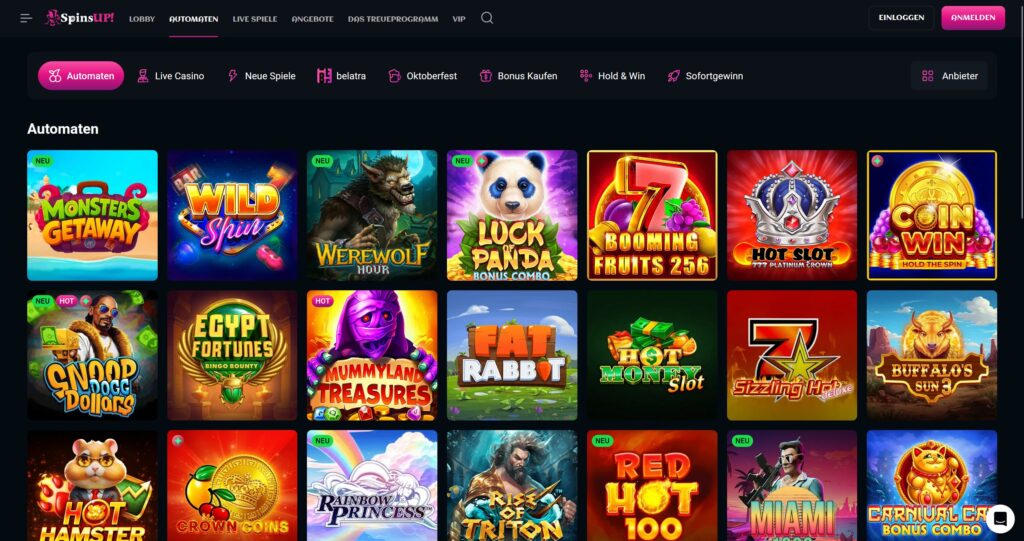 SpinsUP! 4 SpinsUp Casino Automatenspiele