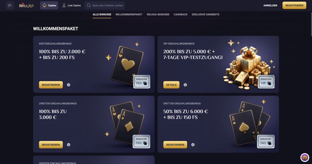 RollXO 7 RollXo Bonus