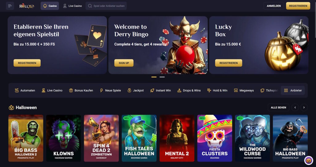 RollXO 1 Rollxo Casino Startseite