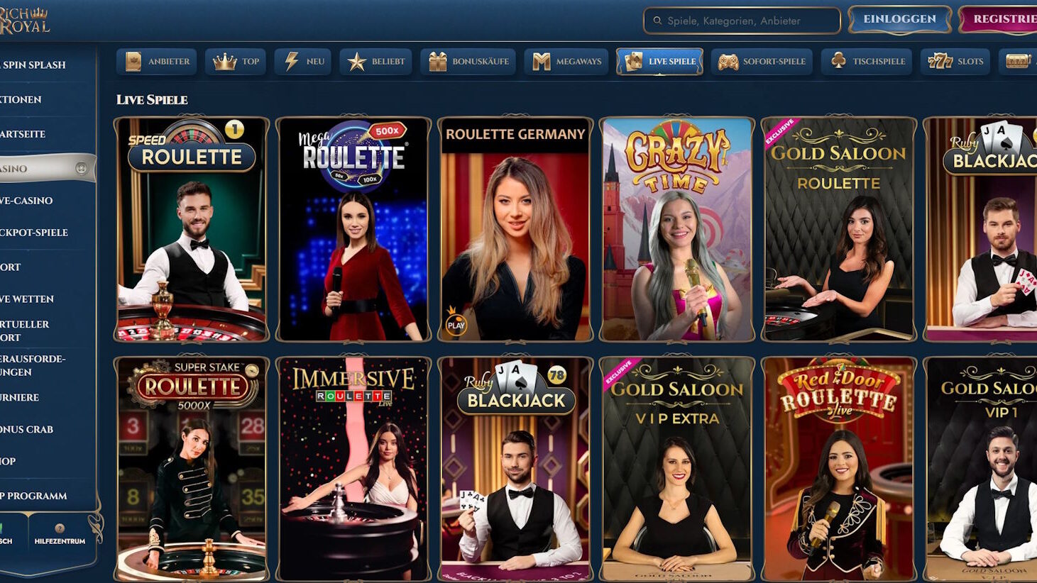 Krypto Online Casinos 17 Live Casinos