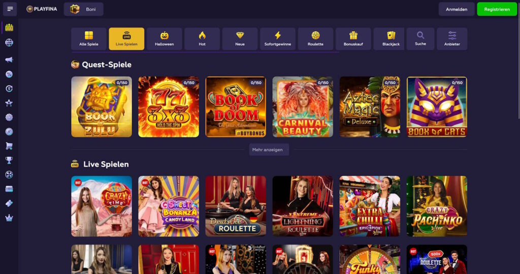 Playfina 2 playfina live casino