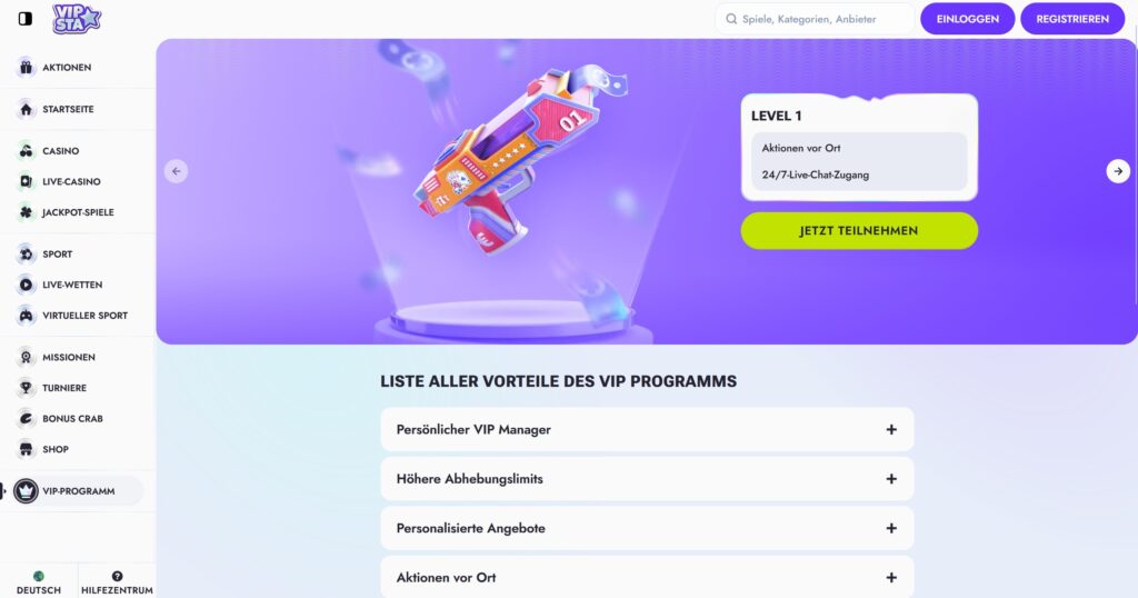 Vipsta 7 Vipsta VIP Programm