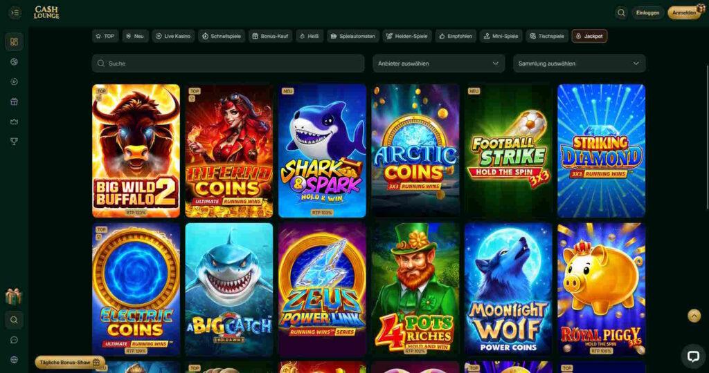 CashLounge 6 CashLounge Jackpots
