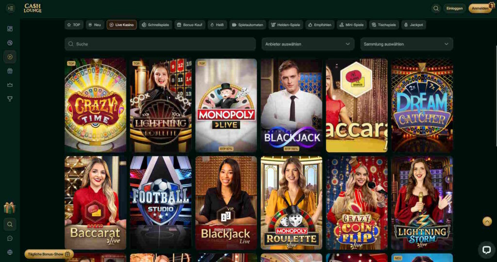 CashLounge 4 CashLounge Live Casino