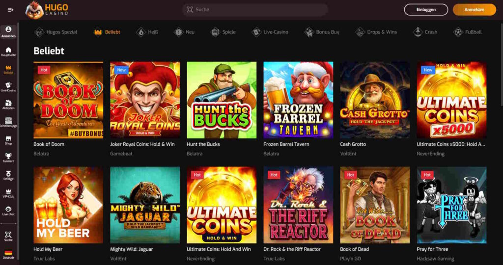 Hugo Casino 3 Hugo Casino Spielautomaten