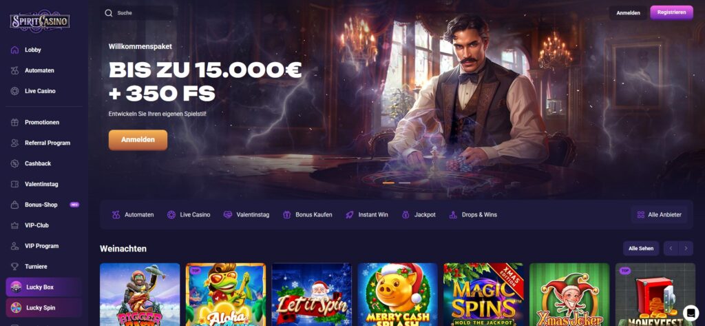 Spirit 1 Spirit Casino Startseite