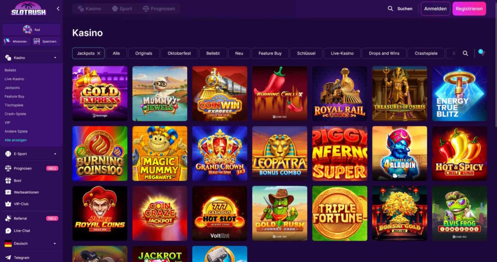 Slotrush 4 Slotrush Jackpots
