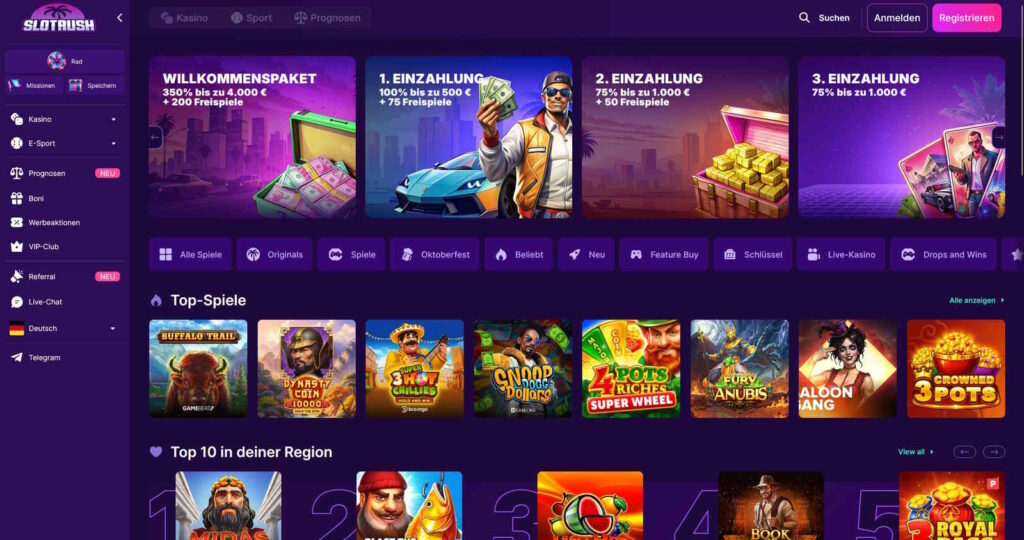 Slotrush 1 Slotrush Casino Startseite